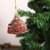 Books Stacked Bookshelf Christmas Hanging Acrylic Christmas Pendant  Window Hanging