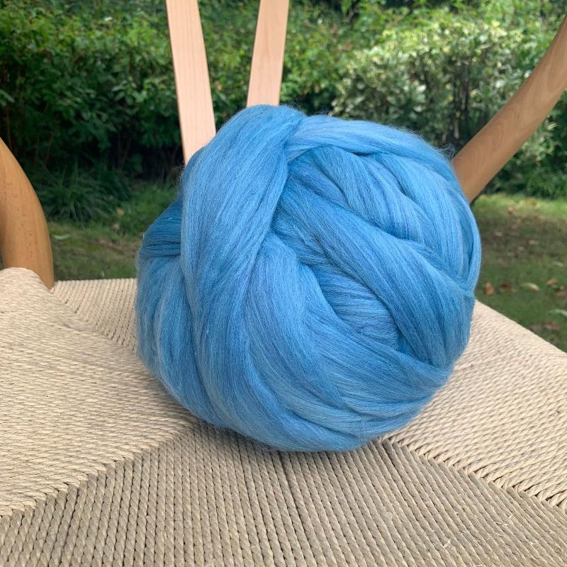 1000g Ball Super Chunky Wollgarn Bulky Garnstrang Hand-/Armstrick Decke Garn Heimwand Dekoration