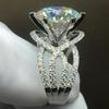 tume Best-selling popular rings  European and American vintage interwoven full-diamond hollow ring for women