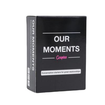 Unsere Momente Kreuzkarte: Ein lustiges englisches Kartenspiel