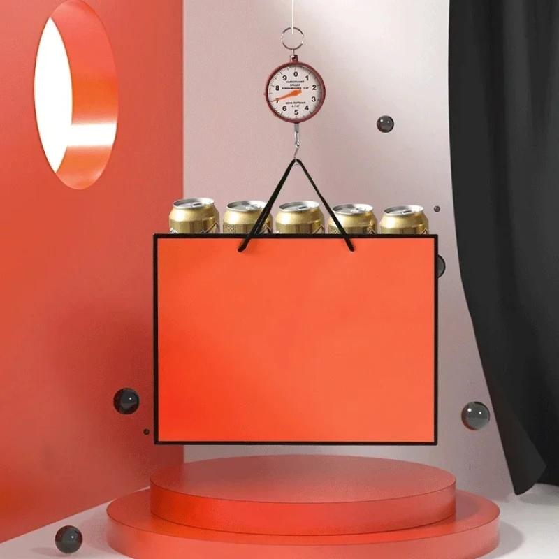 1-20ST Shopping Presentpåsar Tjock Papp Papppåsar Reklampåsar Kläder Smycken Små Papperspåsar