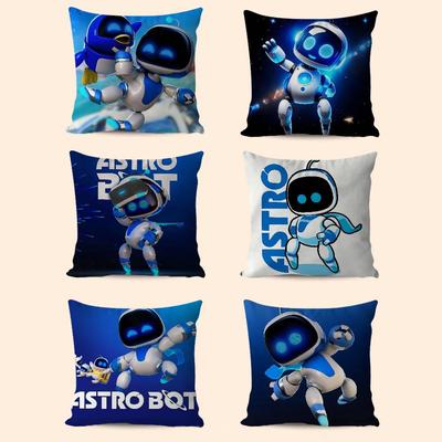 A-Astro B-Bot Cushion Cover Inches Farmhouse Decor Home Throw Pillow Covers For Couch Decorations
