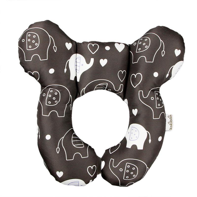 U-Shaped Head Support Pillow for Children's Car Seats and Strollers