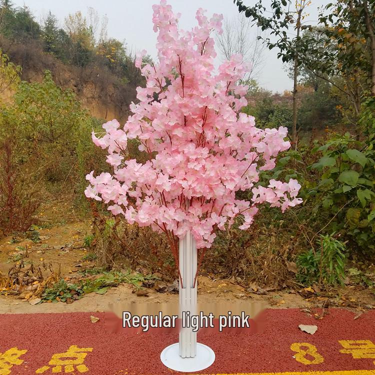 Cherry Blossom Wedding Aisle Runner and Flower Basket Stand