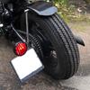 Černé zadní světlo na motocykl pro Harley Cruiser Cafe
