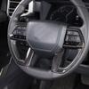 ABS Carbon fiber/Matte black Car Steering Wheel Button Decorative Frame Sticker For Toyota Tundra -2025 Car Accessories