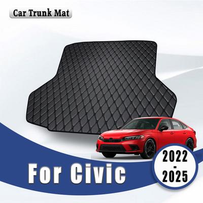 Car Trunk Mats For Honda Civic Sedan 2025 2024   Vehicles Products Cargo Liner Carpets Auto Interior Accessories Covers