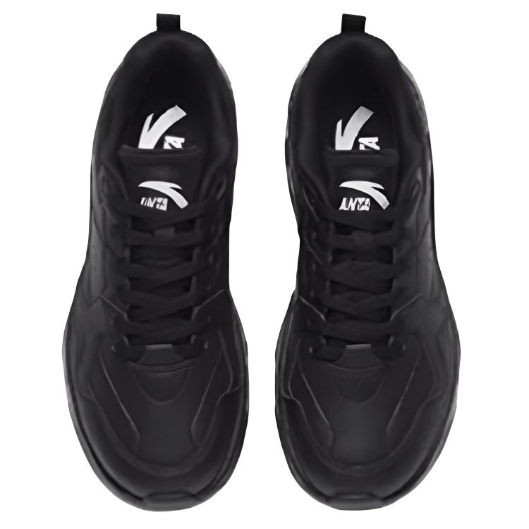 Anta Waterproof Cushioning Waterproof Cushioning Low top Casual Shoes Women's Black Warrior 922538806-5
