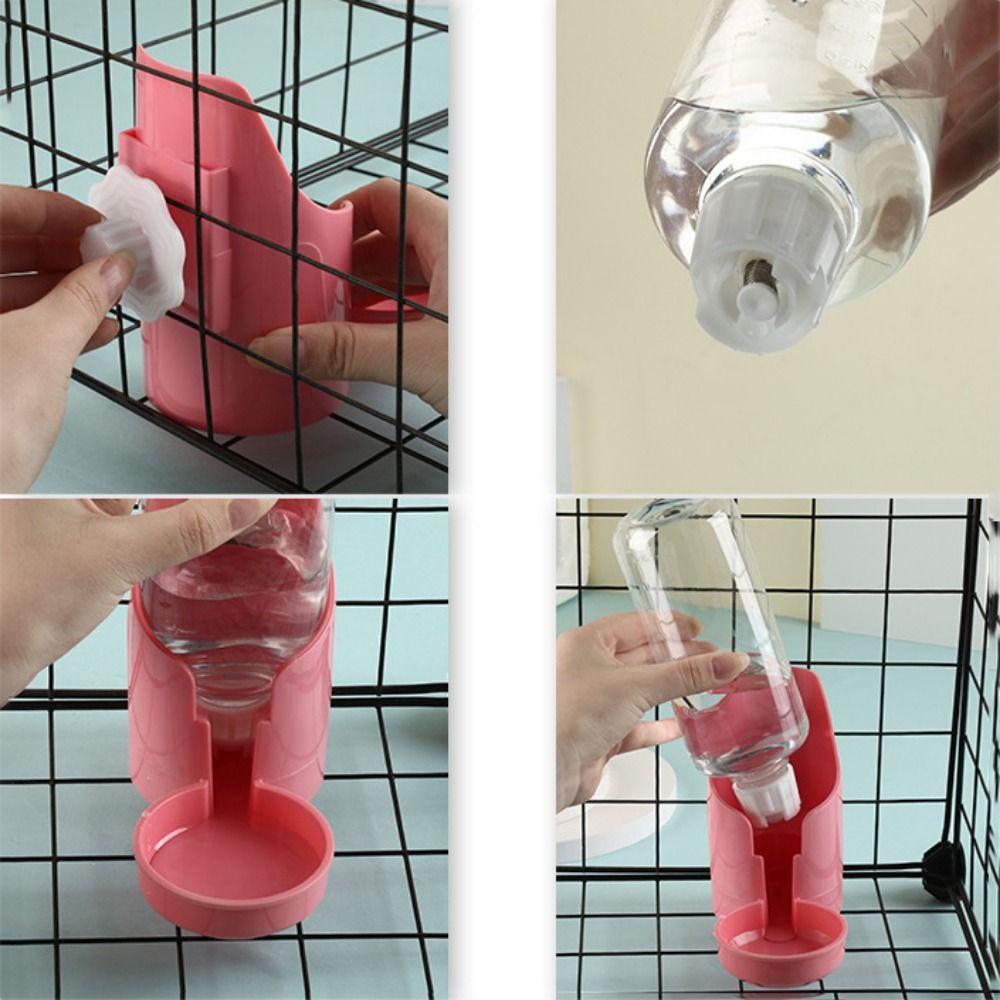 Hanging Rabbit Water Bottle Removable Rabbit Food Container Pet Accessories For Puppy Bird