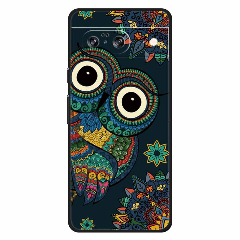 Für Google Pixel 8 / 8pro Hülle Weiches Silikon Löwe Eule Luxuriöse Rückabdeckungen Für Google Pixel 8 Pro Hüllen Pixel8 Cartoon Schalen