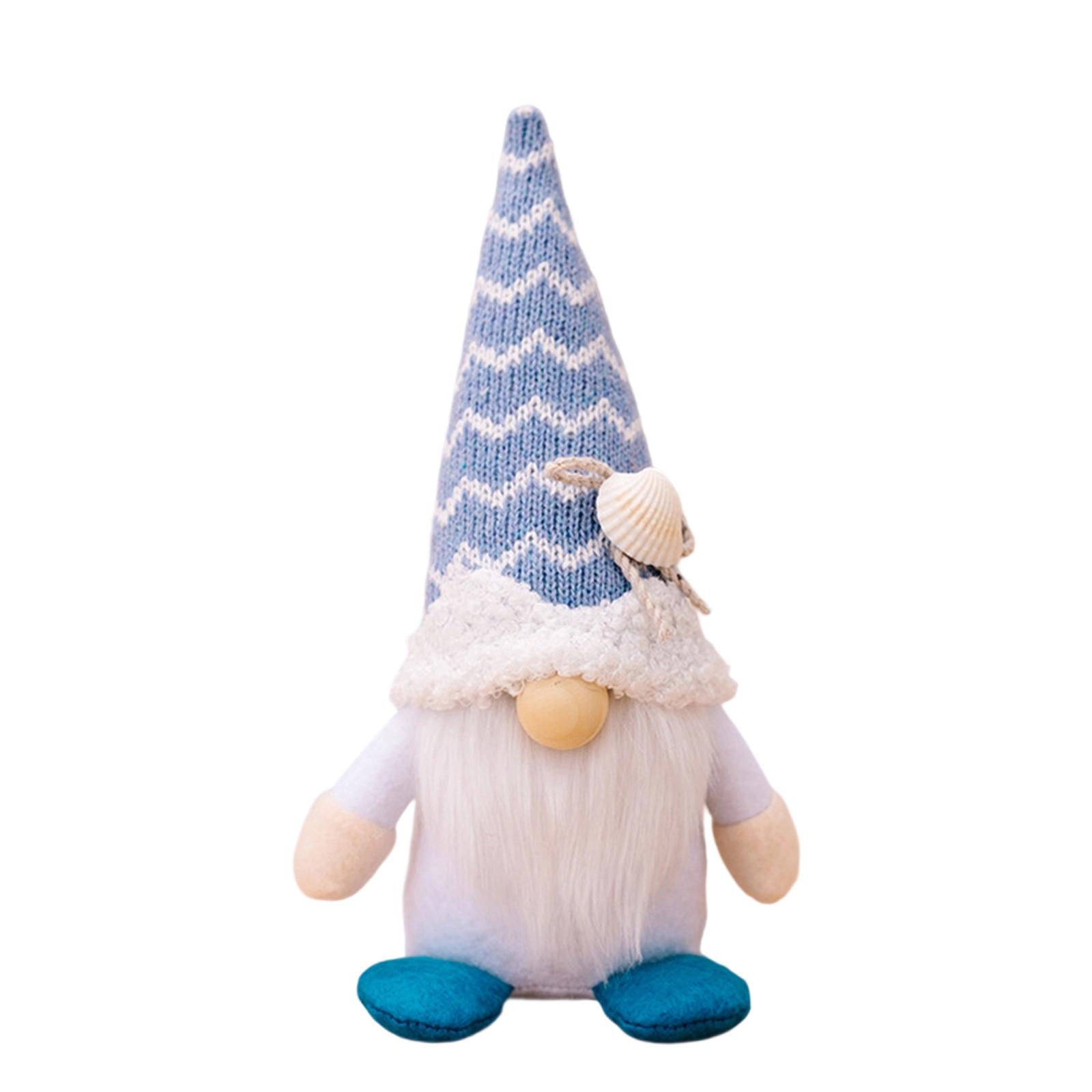 

Handmade Plush Ocean Gnome Doll For Holiday One Size