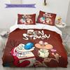 Ren & Stimpy  Pattern Bedding Quilt Set  Home Decoration  Gift (1 * duvet cover + 2 * pillowcase  without core)