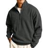 Men's Pullover with Collar Long Sleeve Casual Sweatshirt