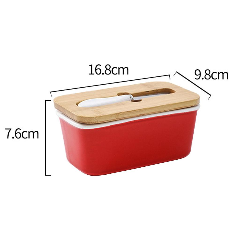 Butter Dish Container Kitchen Accessory Cheese Keeper Storage Box for Household