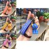 Adorable Cartoon Cat Silicone Keychain Cute Doll Accessory For Gifts And Bags