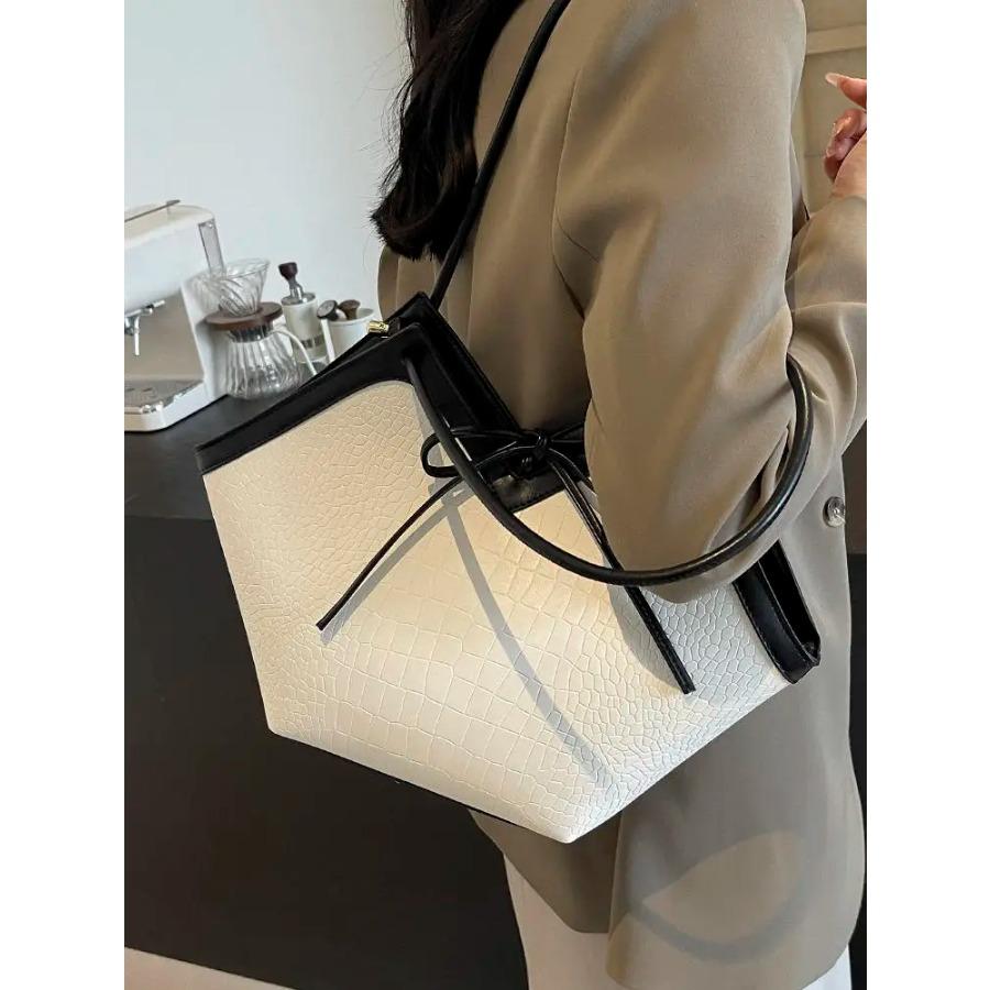 Fashion PU Leather Bucket Bag for Women