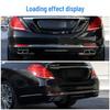 Mercedes-Benz Maybach S-Class Rear Bumper Chrome & Decorative Strips for S400, S500, S600.