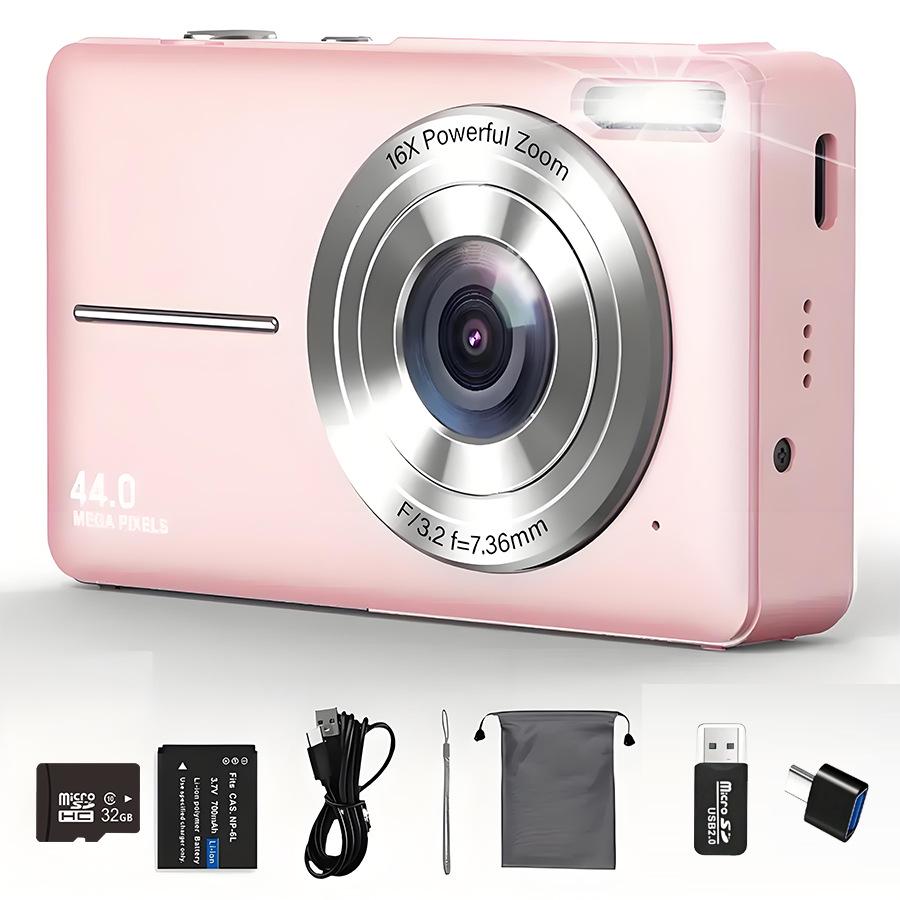 High-Definition Retro-Style Student CCD Camera with Self-Timer