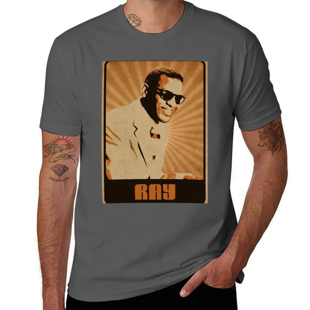 T-shirt Ray Charles t-shirt oversize t-shirt grafiche uomo t-shirt camicia oversize uomo