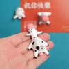Cow Refrigerator Magnet Refrigerator Decoration Message Stickers Children's Toys Po Wall Mobile Phone Case Decoration