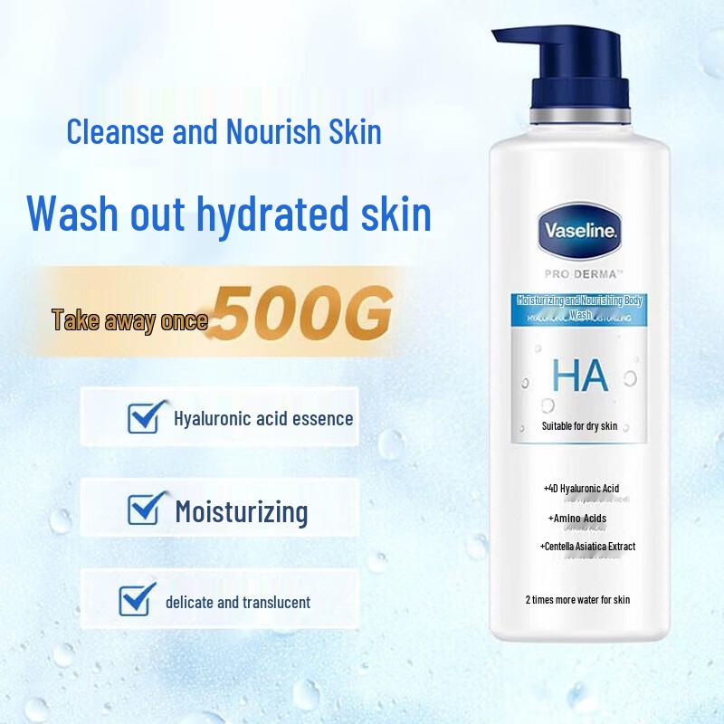 

Vaseline Moisturizing Body Wash with Hyaluronic Acid