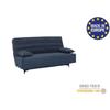 Banquette clic clac 3 places - Tissu bleu - L199 x P96 x 103 cm - KRISTEN - Style contemporain