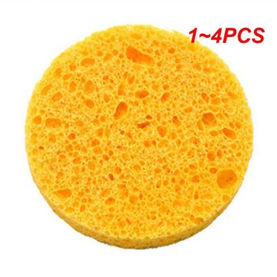 1~4PCS Natural Gentle Reusable Refreshing Best Selling Highly Recommended Exfoliating Facial Sponge For Deep Cleansing