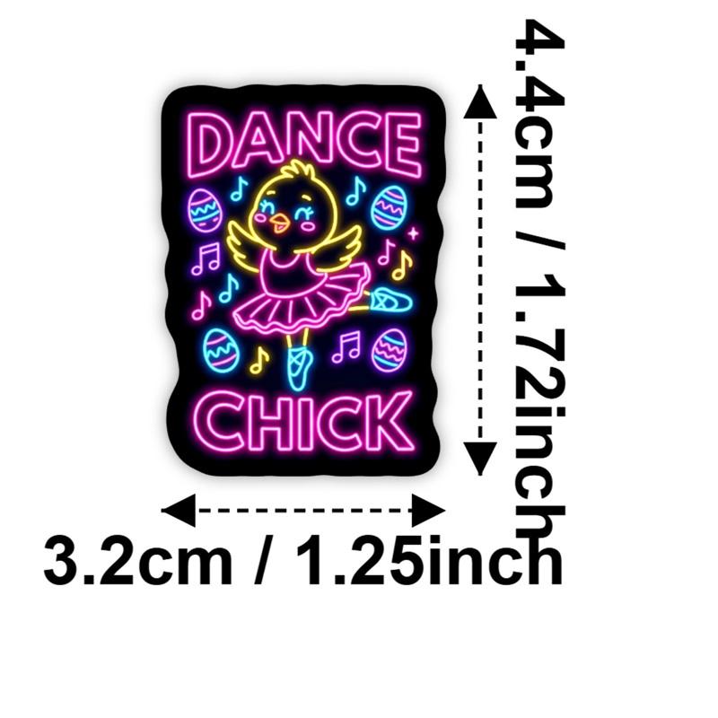 10/30/50PCS Cartoon Neon Happy Animals Sticky PVC Sticker DIY Laptop Luggage Skateboard Decoration Scrapbooking for Kids