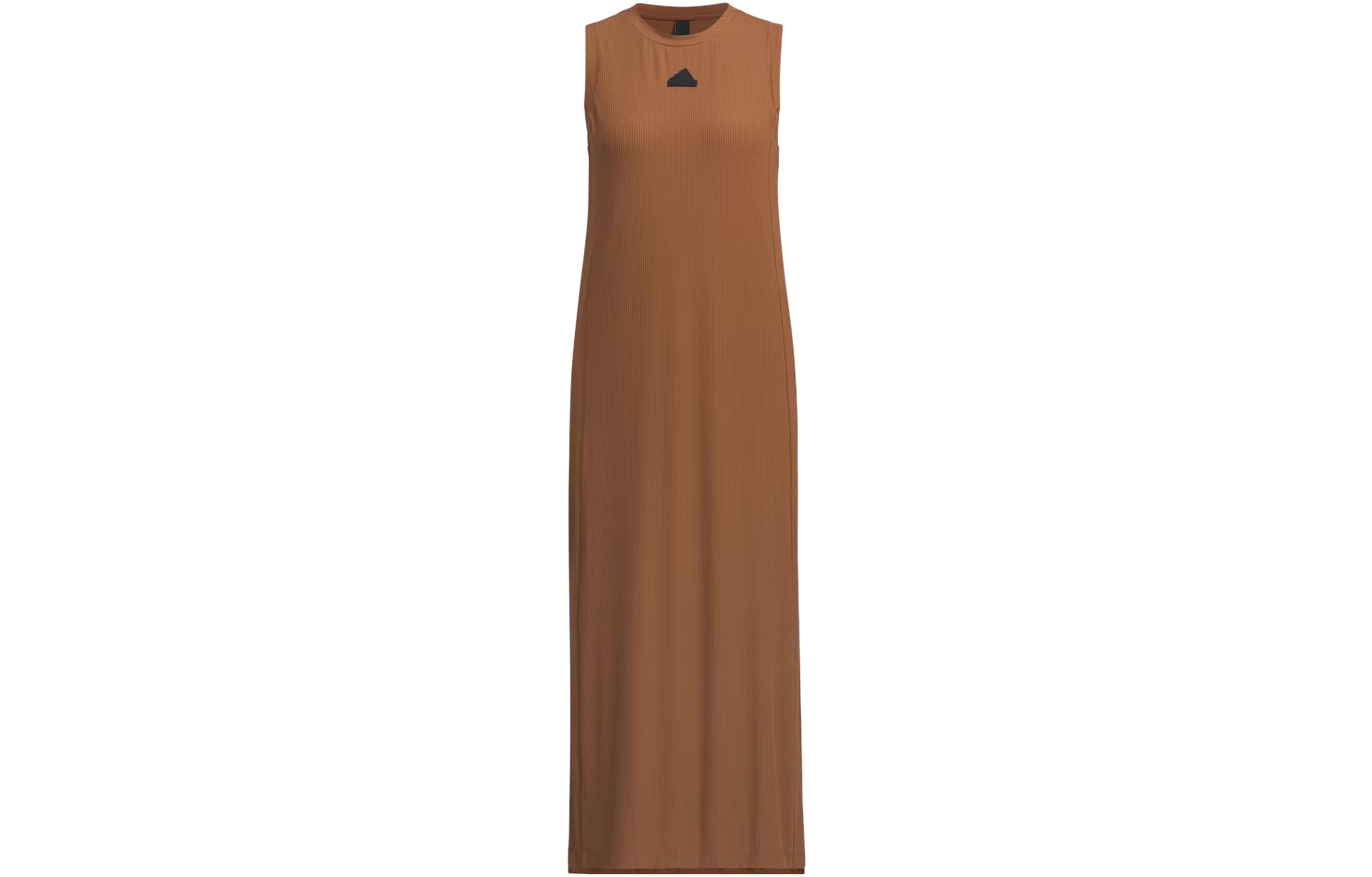 Adidas Sleeveless Dress Women s Brown IW9807 M