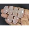 300Cts.Natural Pink Rose Quartz Oval Shape Cabachon Loose Gemstone 06Pcs Lot C-2519