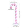 Giant Christmas Balls 57Inch Blow Up Ornament Giant Inflatable Candy Canes For Christmas Decorations For Home Lawn Holiday