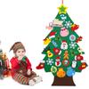 Kinder DIY Filz Weihnachtsbaum Frohe Weihnachten Dekorationen für Zuhause 2021 Weihnachtsschmuck Navidad 2022 Neujahr Geschenke Weihnachtsbaum