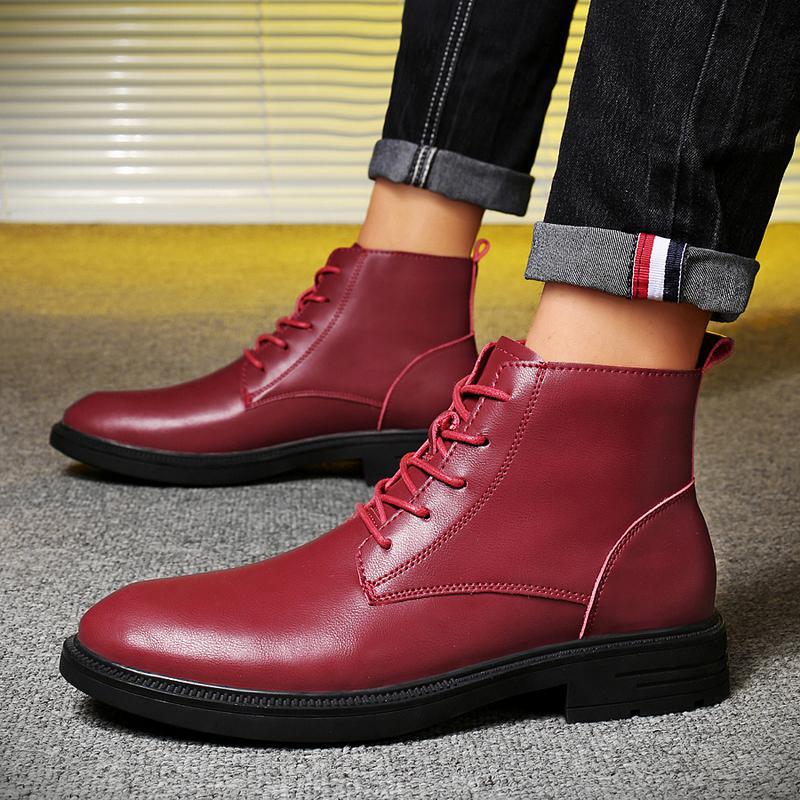 

Martin boots business casual dress leather shoes leathershoes 38 чёрный