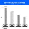 Baolian Self-Tapping Screw Set: Round, Phillips Pan Head, Nut, Cap, Washer - Sizes M2 M3 M4 M5 M6
