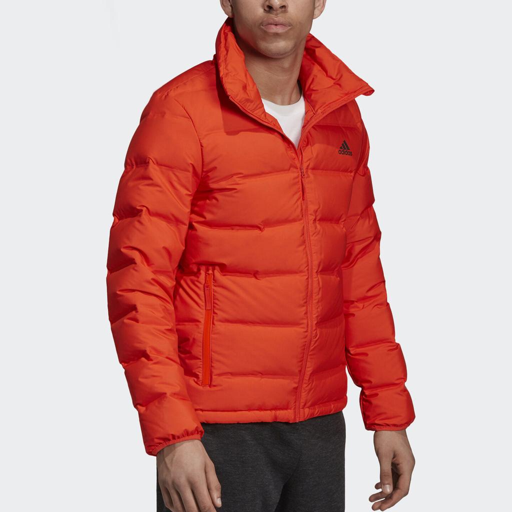 Adidas Outdoor Waterproof Insulated Sports Jacket With Stand Collar Men Jackets Orange DZ1448