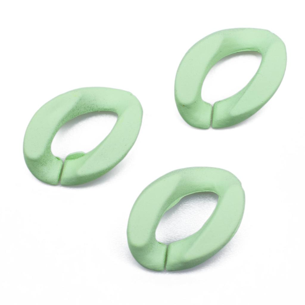 Acrylic Matte Hand-Feel Paint with Chain Insert Buckle and Jump Ring for DIY Jewelry and Phone Cases