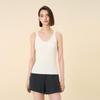 Mulberry Silk Rib-Knit Vest