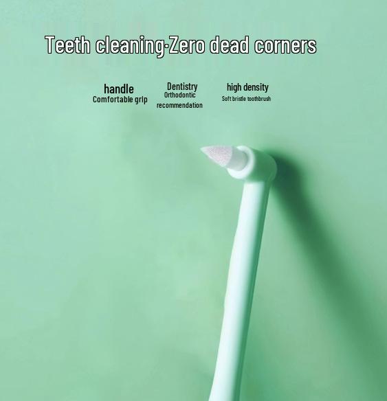 Pointed Interdental Brush for Braces and Wisdom Tooth Cleaning
