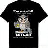 Mode   Été Manches Courtes Hibou Je Ne Suis Pas Vieux J Ai Juste Besoin D Un Peu De Duct Tape T-shirt Graphique T-shirts Graphiques Vêtements Unisexes