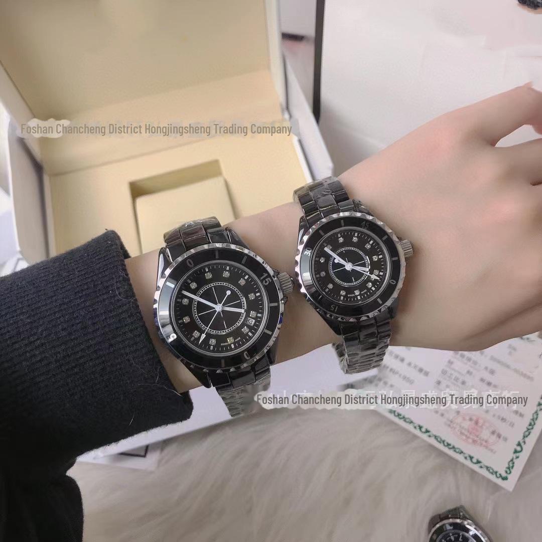 

Xiao Xiangfeng J12 Diamond Ceramic Quartz женские модные часы с календарем