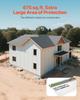 House Wrap, 2740 X 22860 Mm, 0.13 Mm Thick Vapor Barrier, Heavy Duty Plastic Sheeting for Tear-resistant, Drop Cloth Vapor Barrier Covering for