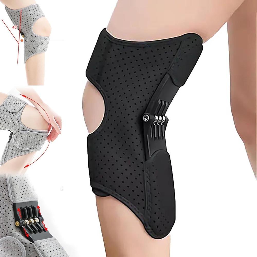 with Powerful Rebound Springs Knee Assistive Device Breathable Adjustable Knee Protection Booster Non-Slip Brace Joint Support