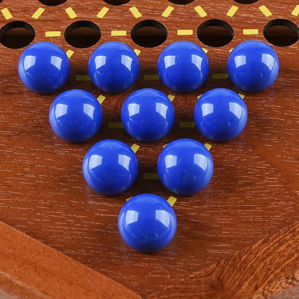 Colorful Wooden Chinese Checkers Set with Drawer 72 Marbles, Up To 6 Players, Classic Strategy Game for All Ages,Perfect for Family Gatherings Parties