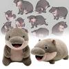 Moo Deng Hippo Plush Toy Stuffed Animal Doll Throw Pillow Decoration Gift Kids