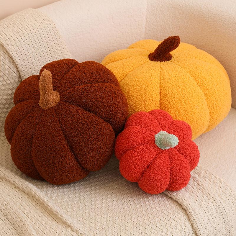 20/28/35cm Funny Pumpkin Plush Pillow Creative Special-shaped Sofa Cushion Halloween Decor Lovely Children Plush Toys Present