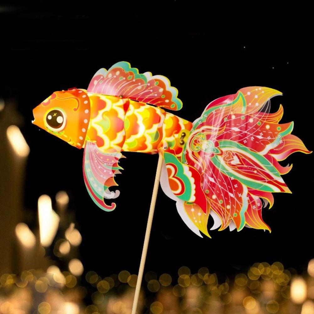Good Luck Fish Lantern Handmade Diy Handheld Goldfish   Lantern  Cultural Heritage