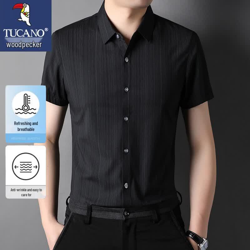 TUCANO Men s Summer Anti-Wrinkle Short-Sleeve Shirt XL
