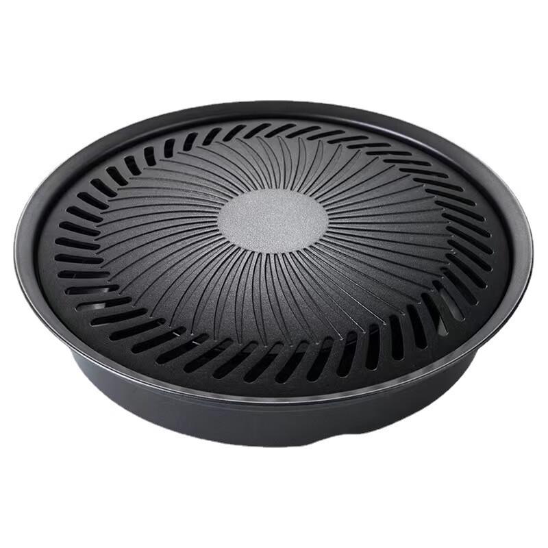 Портативная антипригарная корейская сковорода-гриль для барбекю