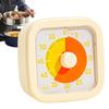Visuelle Kinderuhr, 60-Minuten-Schreibtisch-Timer | Tragbares, leises Zeitmanagement-Werkzeug für Hausaufgaben, Sport, Kochen, Cremiges Design