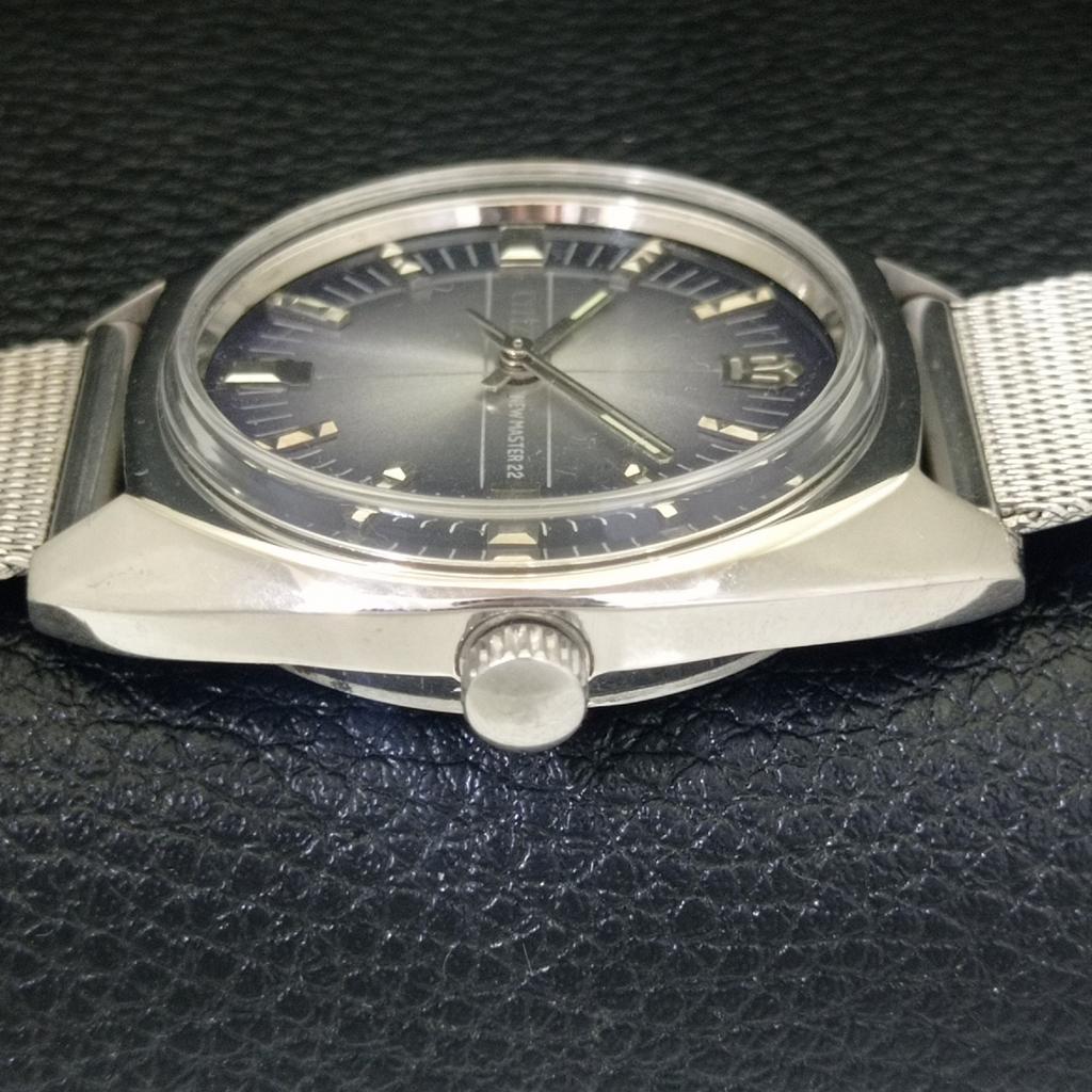 VINTAGE CITIZEN NEW MASTER HANDAUFZUG JAPAN HERRENUHR a703943-1 R213g-a703943